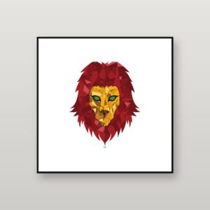King Lion — Canvas & NFT